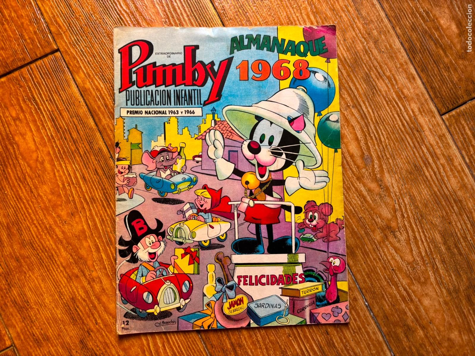 Tebeos: PUMBY ALMANAQUE 1968 EDITORIAL VALENCIANA