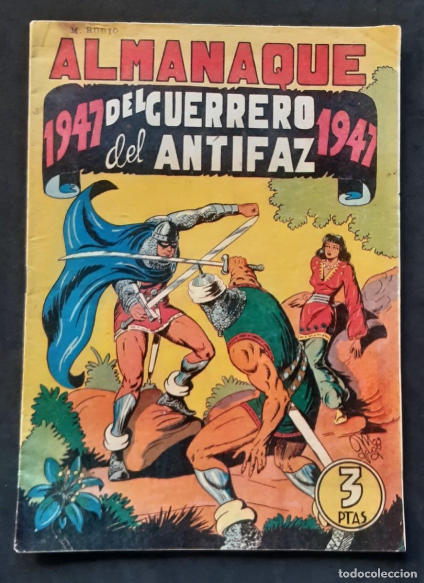 Tebeos: EL GUERRERO DEL ANTIFAZ 1945 # COLECCION ALMANAQUES A FALTA DE 2 # ED VALENCIANA # M GAGO