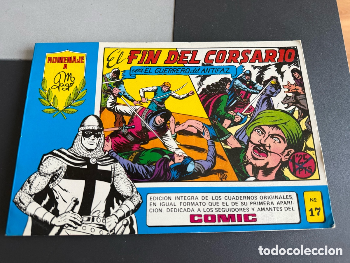 Tebeos: EL GUERRERO DEL ANTIFAZ n 17. Homenaje a GAGO