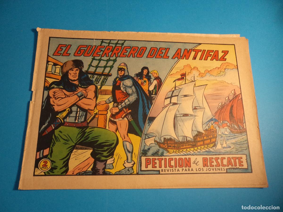 Tebeos: El guerrero del antifaz. N&ordm; 649. Valenciana. Es el de la foto. Con se&ntilde;ales de uso.