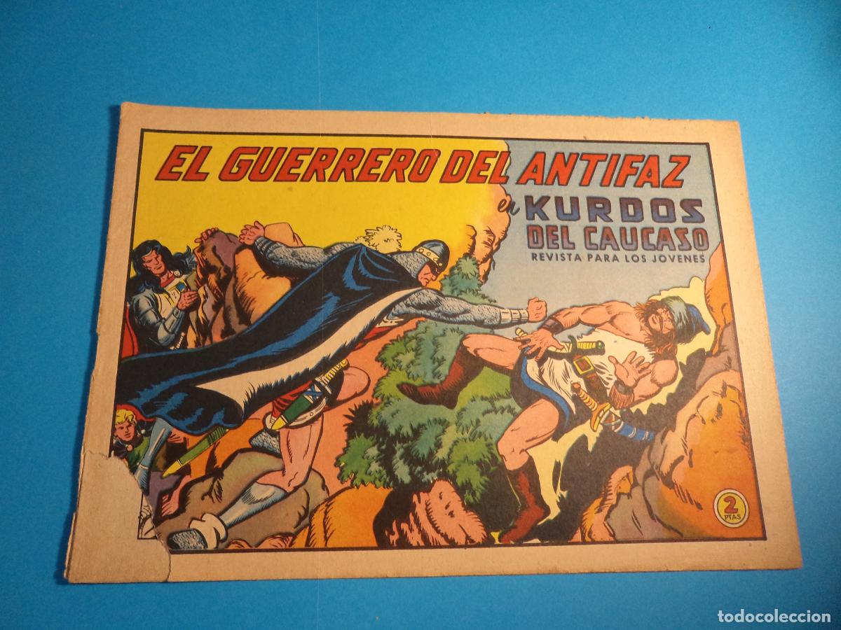 BDs: El guerrero del antifaz. N&ordm; 627. Valenciana. Es el de la foto. Con se&ntilde;ales de uso.