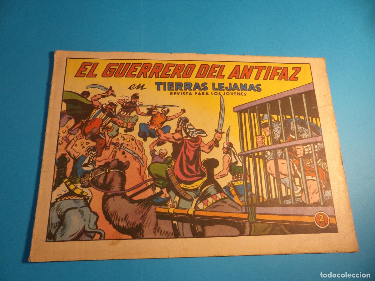 Tebeos: El guerrero del antifaz. N&ordm; 594. Valenciana. Es el de la foto. Con se&ntilde;ales de uso.