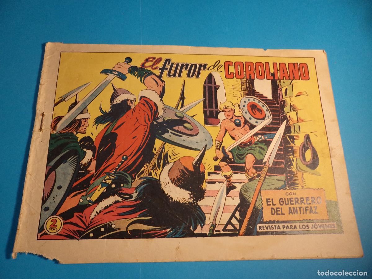 BDs: El guerrero del antifaz. N&ordm; 496. Valenciana. Es el de la foto. Esquina inferior deteriorada.