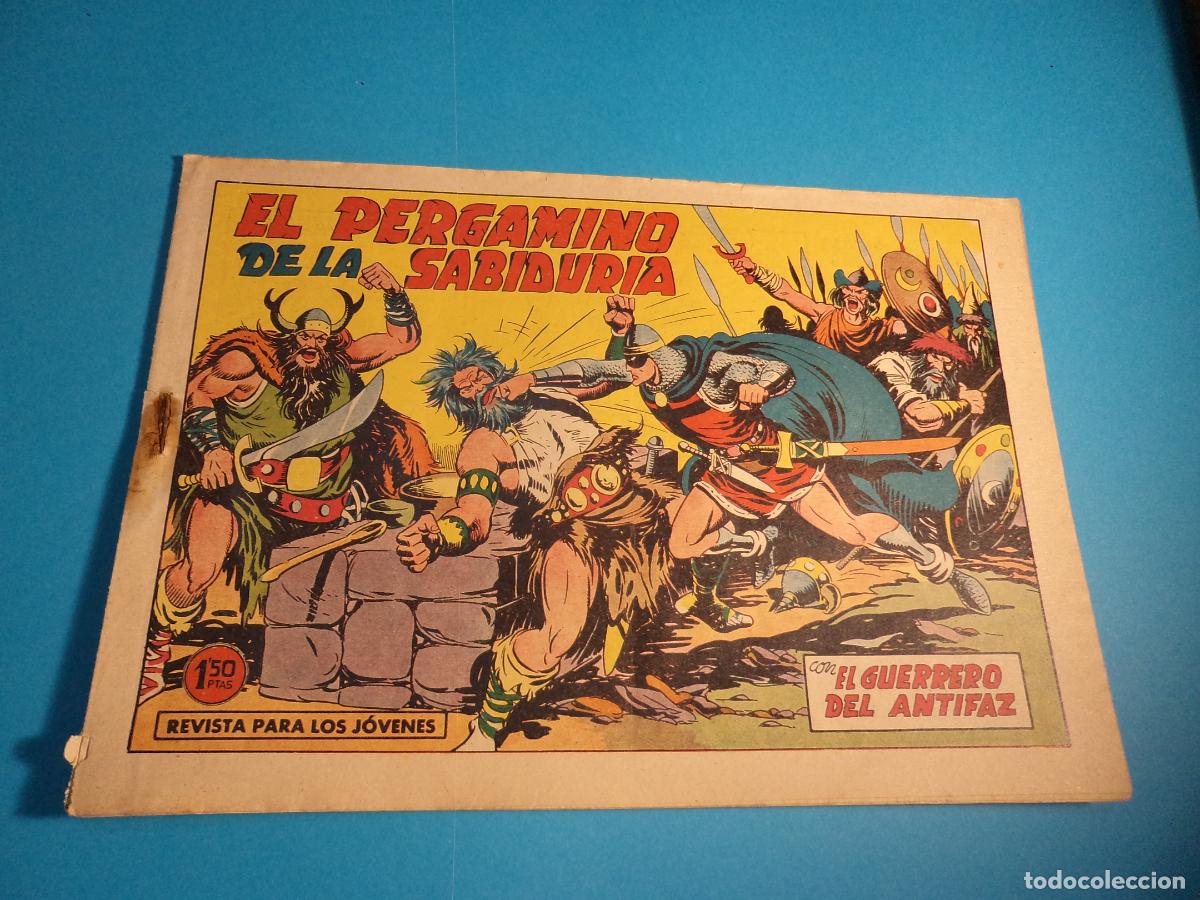 Tebeos: El guerrero del antifaz. N&ordm; 452. Valenciana. Es el de la foto. Tiene la grapa oxidada.