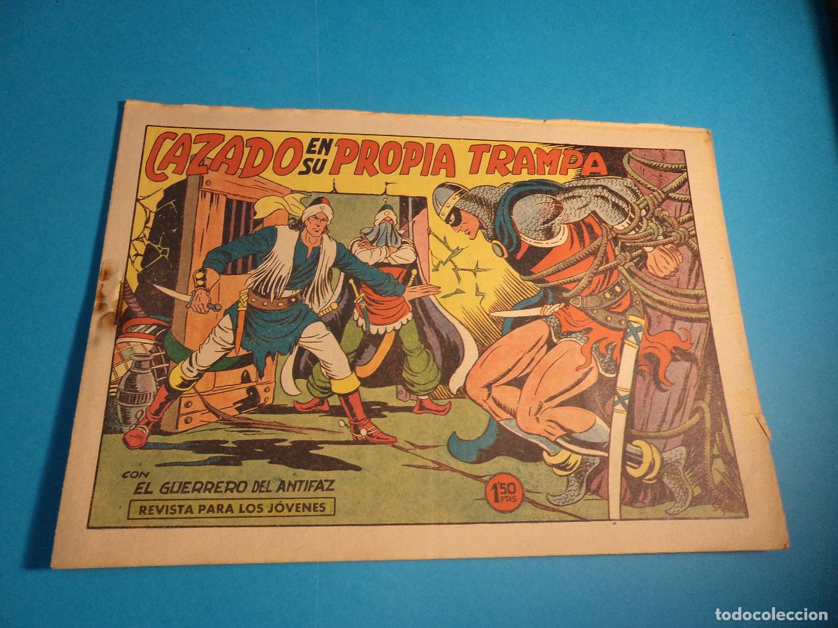 BDs: El guerrero del antifaz. N&ordm; 446. Valenciana. Es el de la foto. Tiene la grapa oxidada.