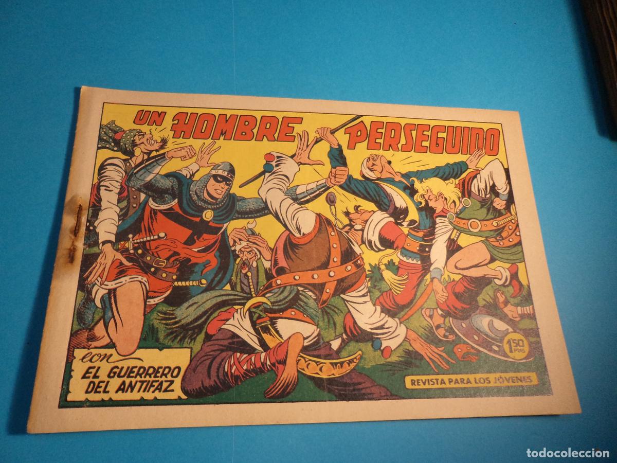 BDs: El guerrero del antifaz. N&ordm; 445. Valenciana. Es el de la foto. Tiene la grapa oxidada.