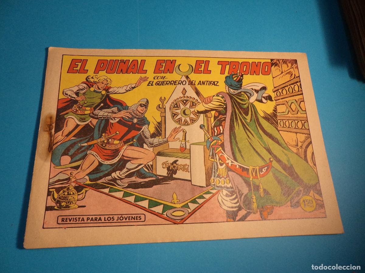 BDs: El guerrero del antifaz. N&ordm; 444. Valenciana. Es el de la foto. Tiene la grapa oxidada.
