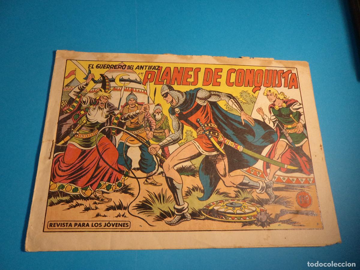 BDs: El guerrero del antifaz. N&ordm; 442. Valenciana. Es el de la foto. Tiene la grapa oxidada.
