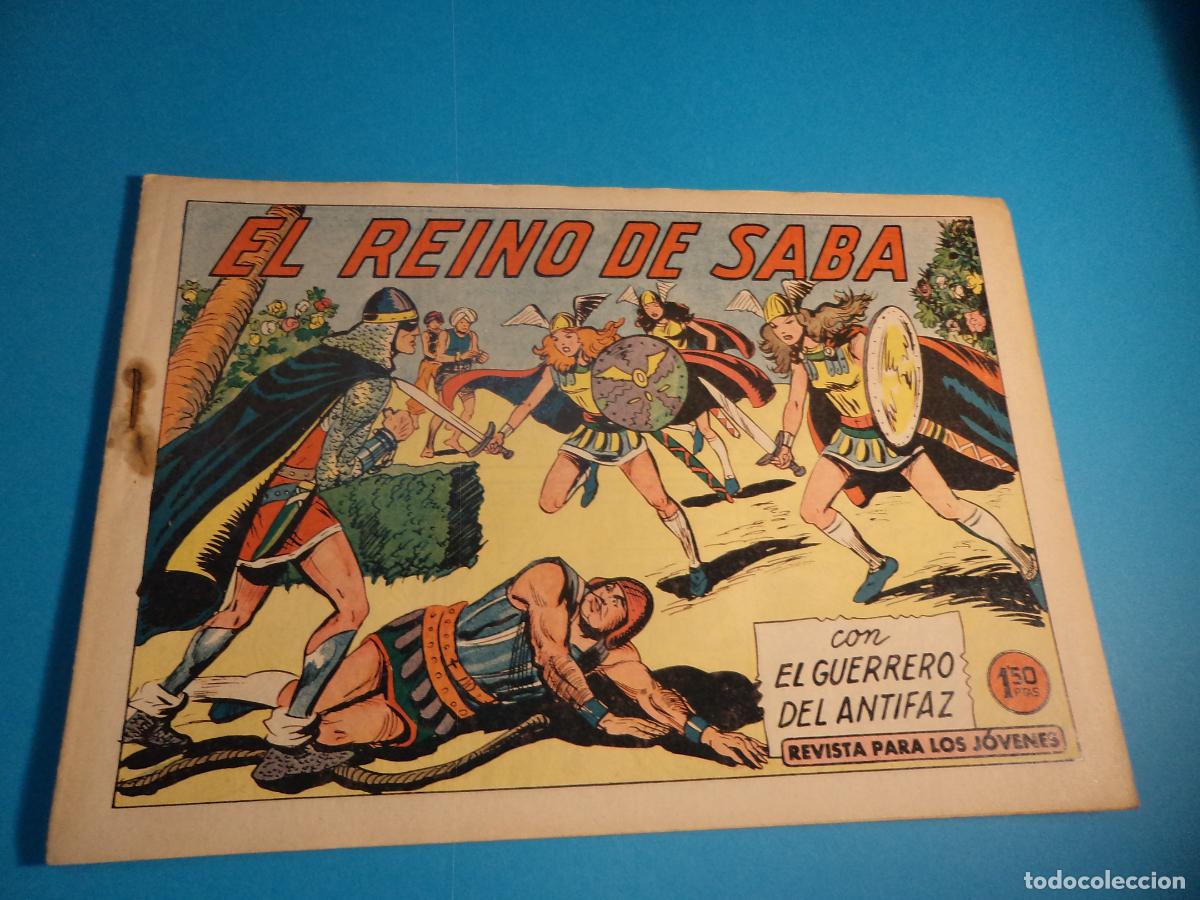 Tebeos: El guerrero del antifaz. N&ordm; 405. Valenciana. Es el de la foto. Tiene la grapa oxidada.