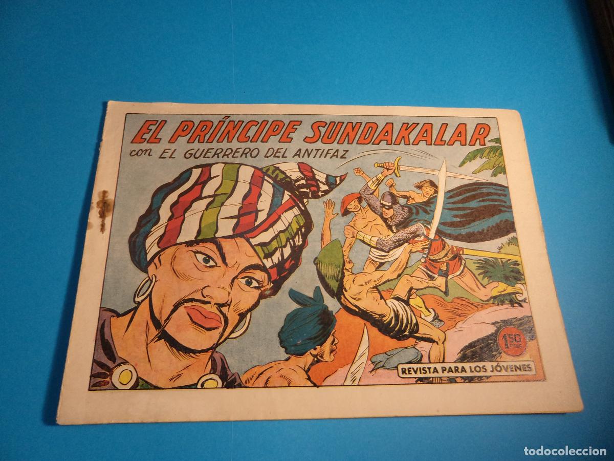 Tebeos: El guerrero del antifaz. N&ordm; 402. Valenciana. Es el de la foto. Tiene la grapa oxidada.