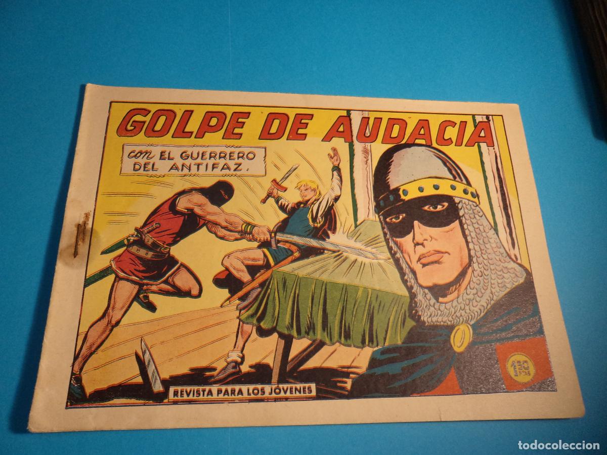 Tebeos: El guerrero del antifaz. N&ordm; 377. Valenciana. Es el de la foto. Tiene la grapa oxidada.