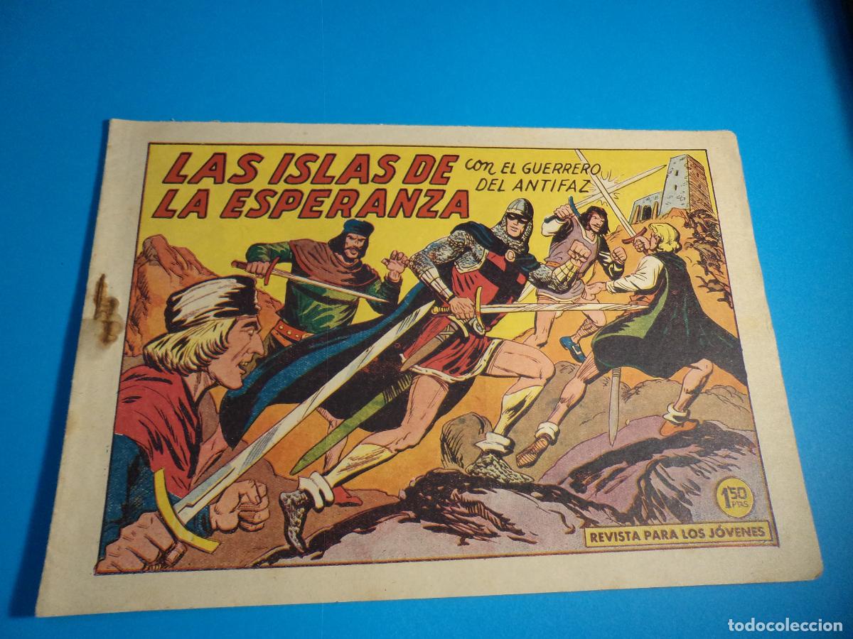 Tebeos: El guerrero del antifaz. N&ordm; 374. Valenciana. Es el de la foto. Tiene la grapa oxidada.