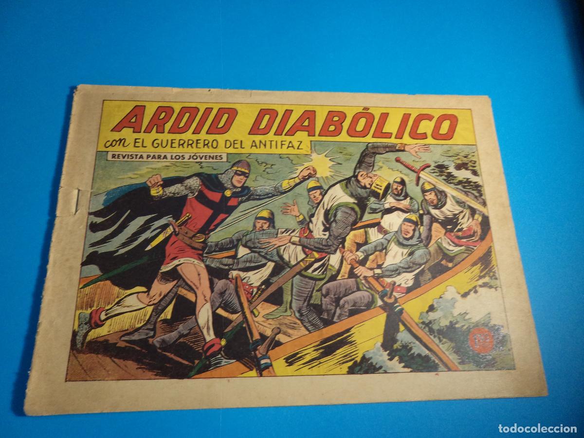 Tebeos: El guerrero del antifaz. N&ordm; 368. Valenciana. Es el de la foto. Con se&ntilde;ales de uso.