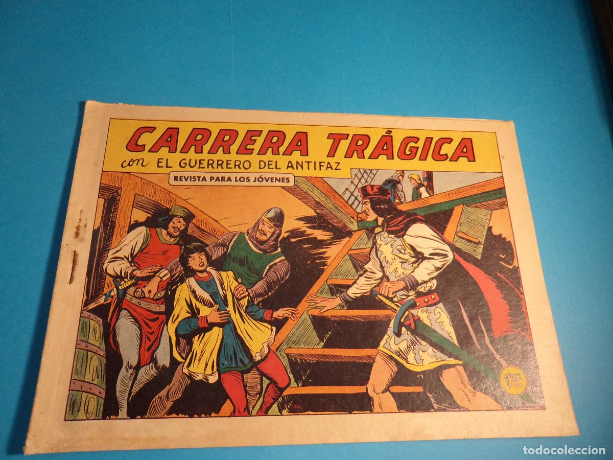Tebeos: El guerrero del antifaz. N&ordm; 366. Valenciana. Es el de la foto. Tiene la grapa oxidada.