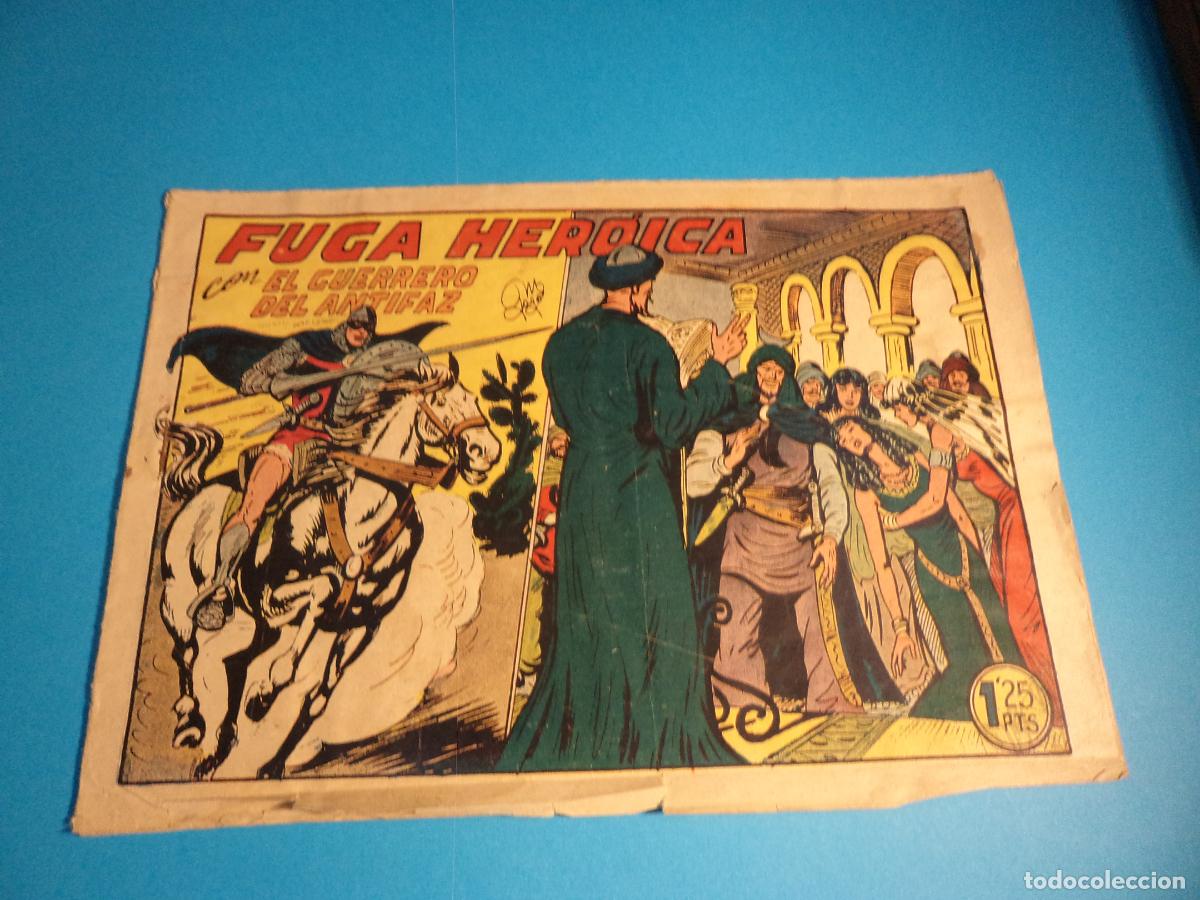 Tebeos: El guerrero del antifaz. N&ordm; 219. Valenciana. Es el de la foto. Con se&ntilde;ales de uso.