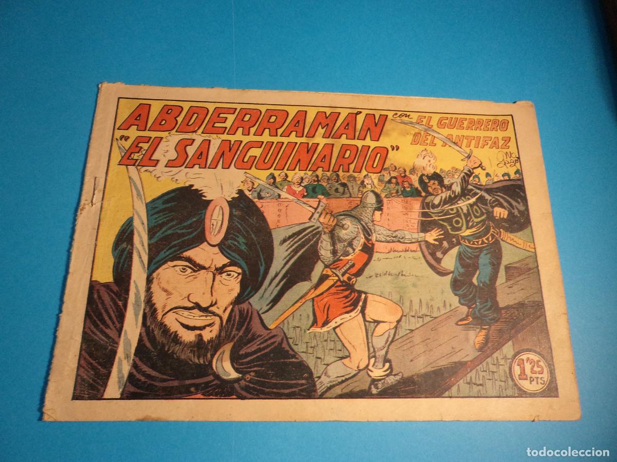 Giornalini: El guerrero del antifaz. N&ordm; 195. Valenciana. Es el de la foto. Con se&ntilde;ales de uso.