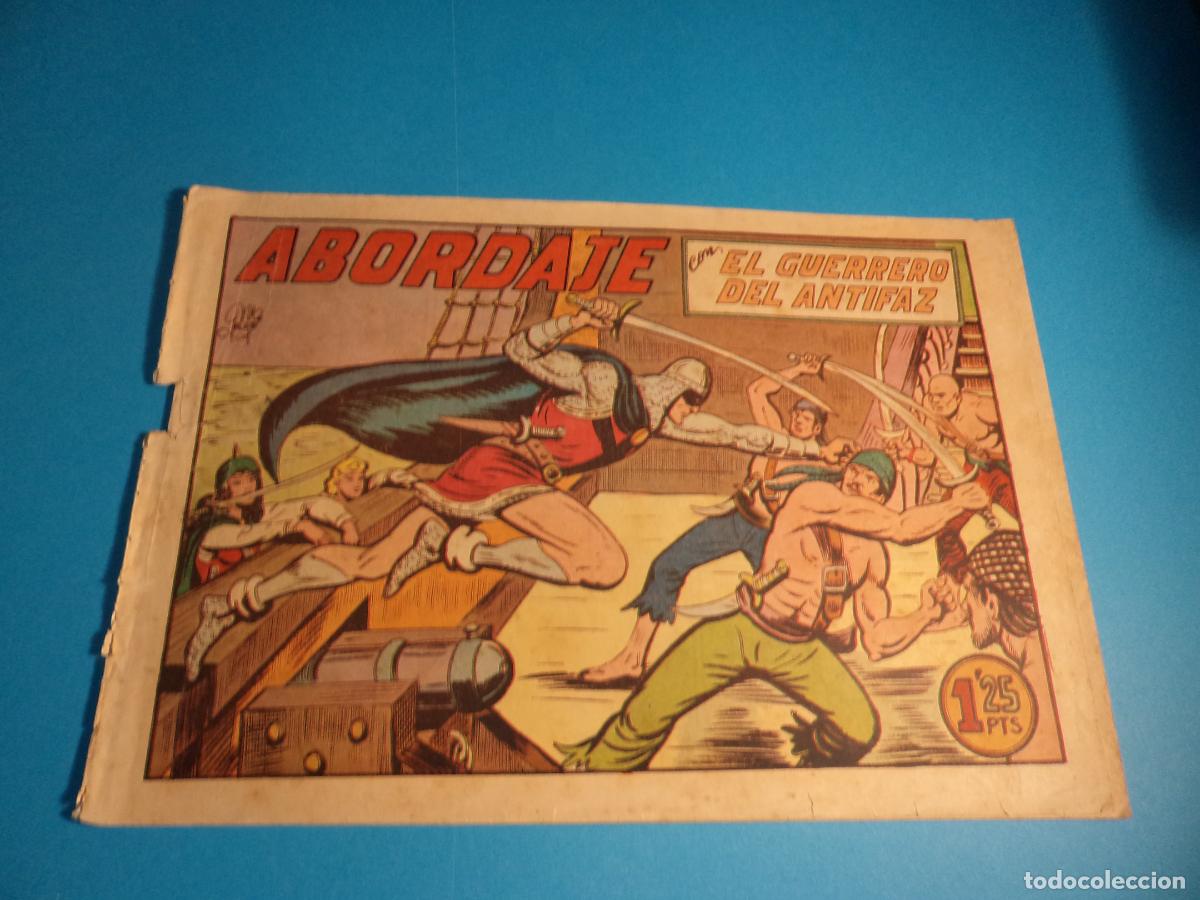 Giornalini: El guerrero del antifaz. N&ordm; 185. Valenciana. Es el de la foto. Castigado.