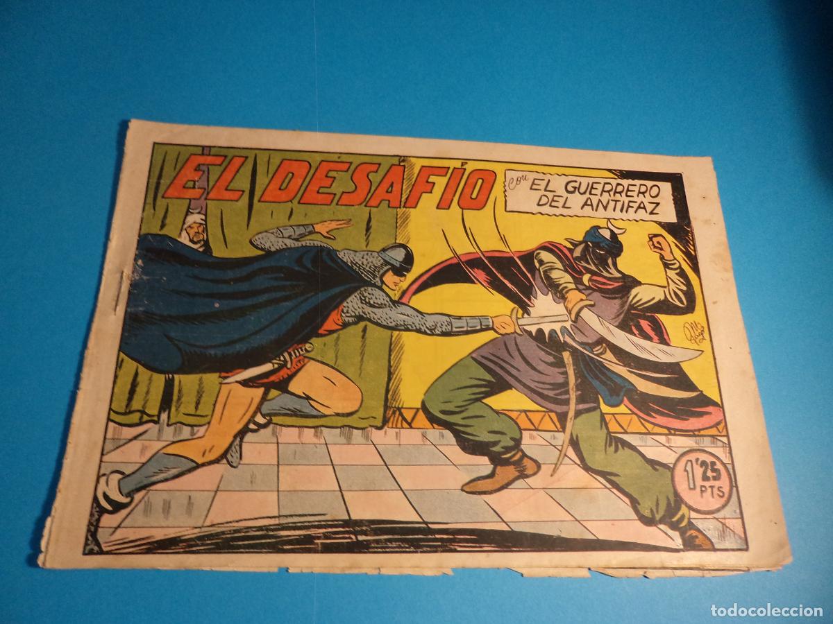 Giornalini: El guerrero del antifaz. N&ordm; 160. Valenciana. Es el de la foto. Castigado.