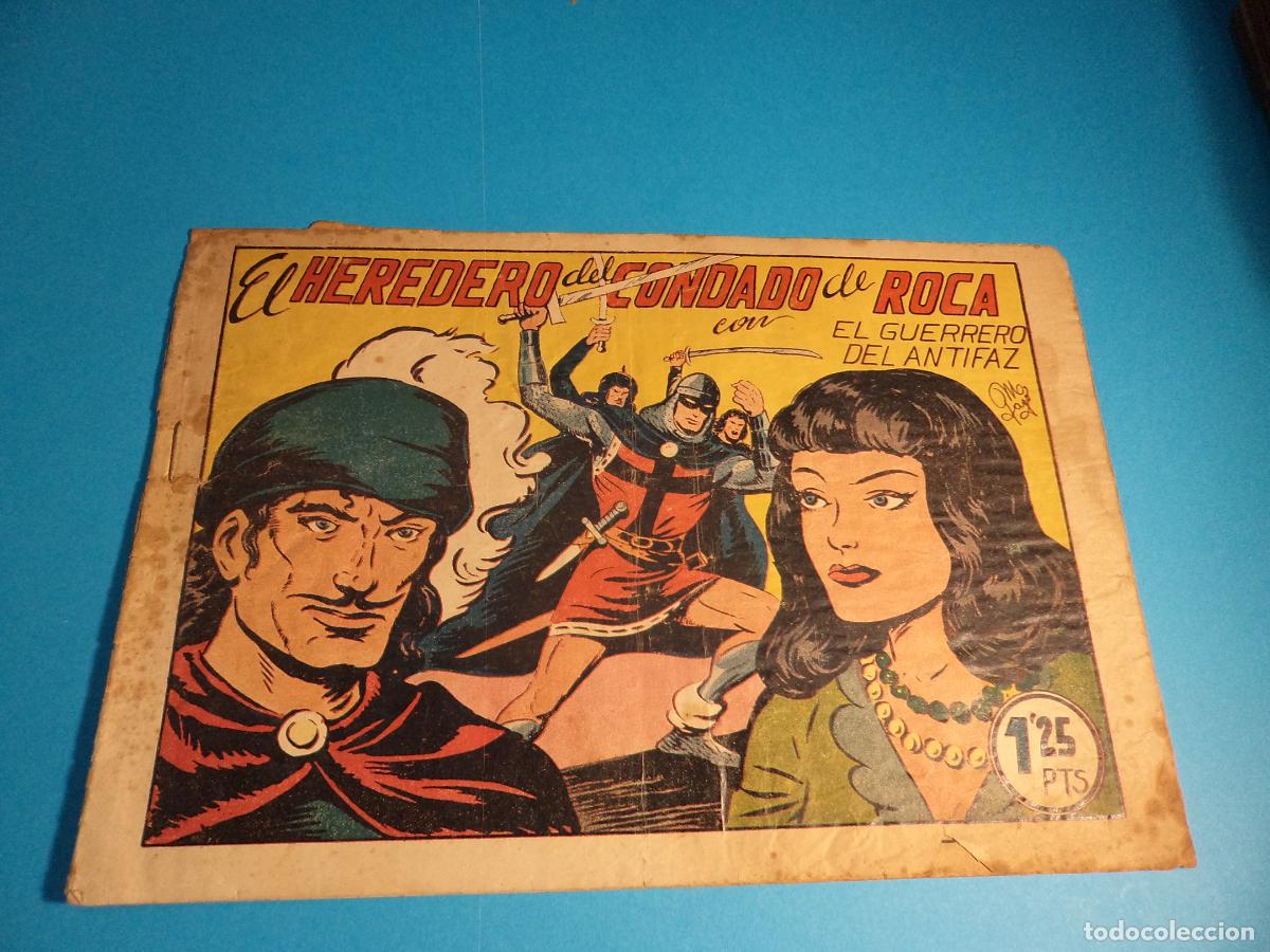 Giornalini: El guerrero del antifaz. N&ordm; 138. Valenciana. Es el de la foto. Castigado.