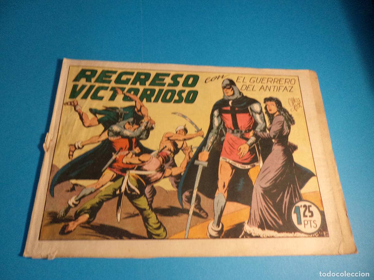 Giornalini: El guerrero del antifaz. N&ordm; 119. Valenciana. Es el de la foto. Castigado.