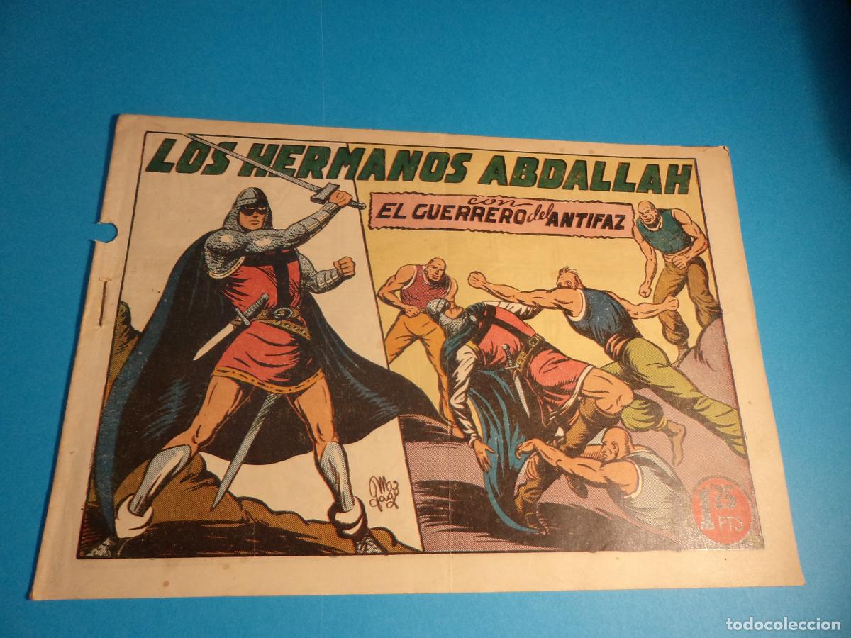 Tebeos: El guerrero del antifaz. N&ordm; 114. Valenciana. Es el de la foto. Tiene la grapa oxidada.