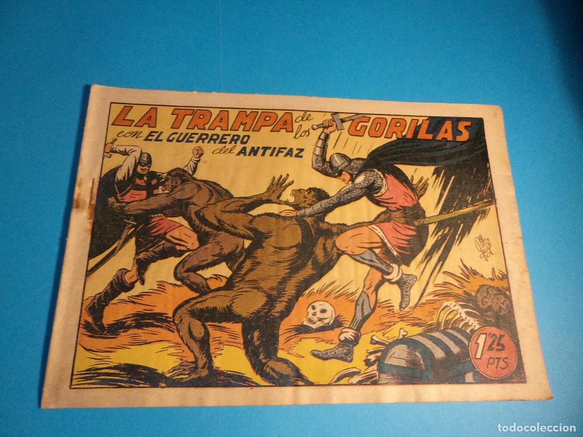 Tebeos: El guerrero del antifaz. N&ordm; 112. Valenciana. Es el de la foto. Tiene la grapa oxidada.
