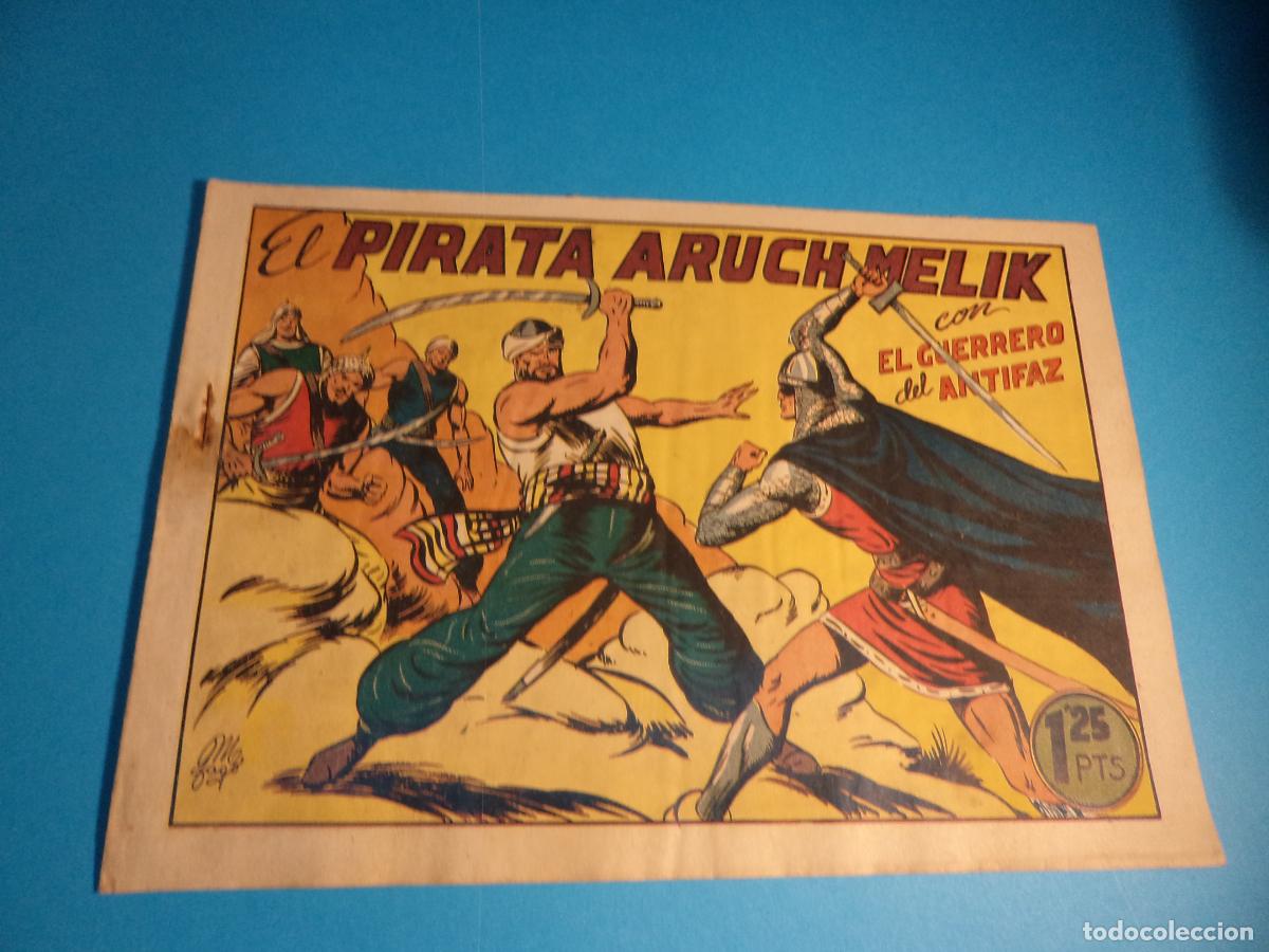 Tebeos: El guerrero del antifaz. N&ordm; 110. Valenciana. Es el de la foto. Tiene la grapa oxidada.