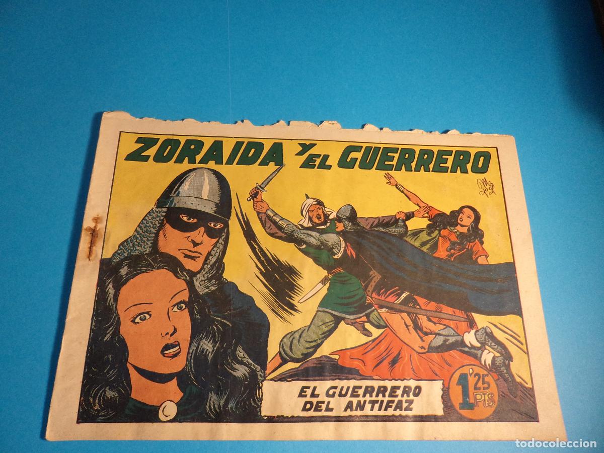Tebeos: El guerrero del antifaz. N&ordm; 106. Valenciana. Es el de la foto. Tiene la grapa oxidada.