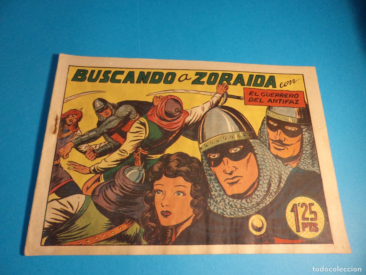 Tebeos: El guerrero del antifaz. N&ordm; 105. Valenciana. Es el de la foto. Tiene la grapa oxidada.