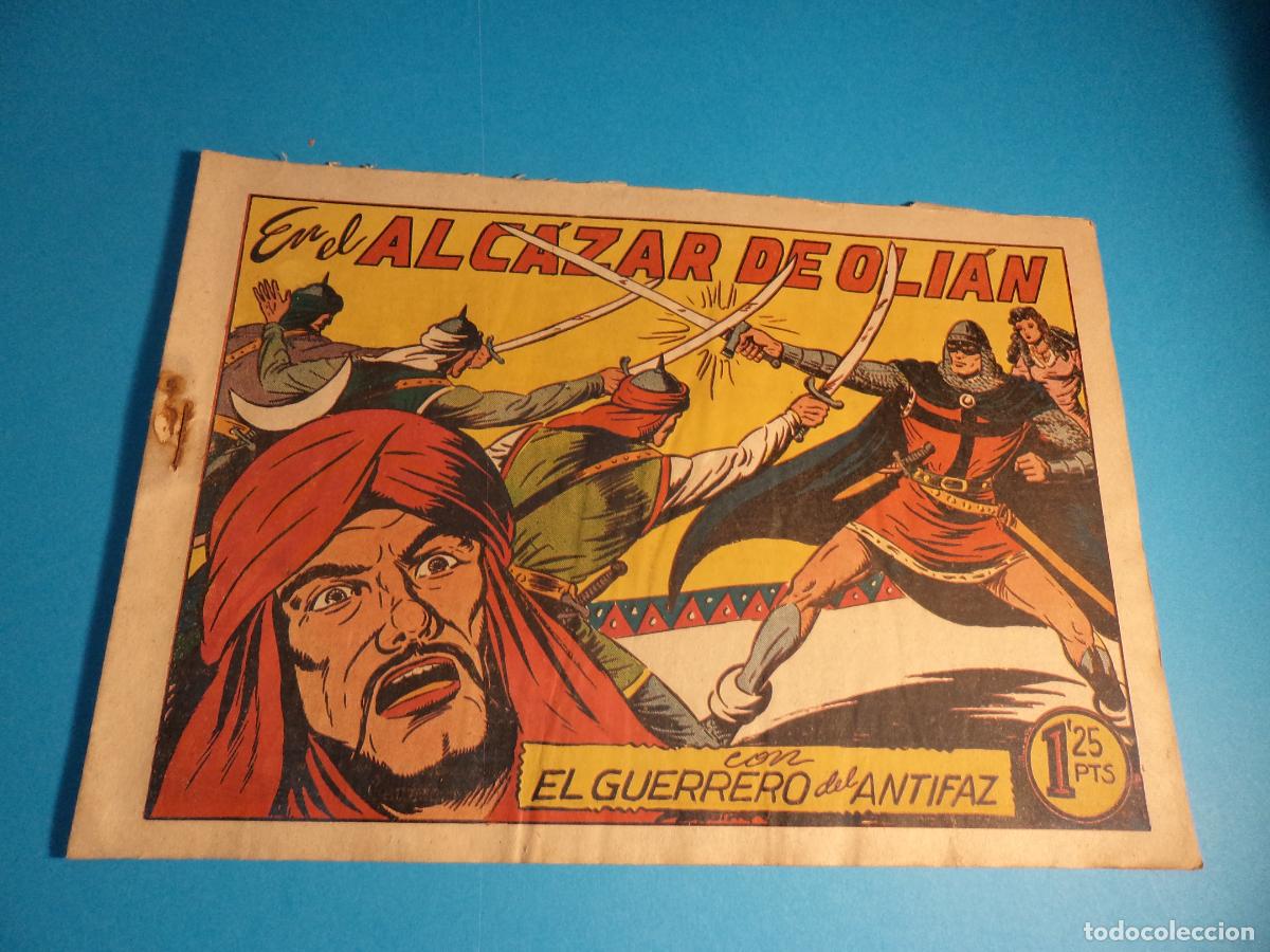 Tebeos: El guerrero del antifaz. N&ordm; 102. Valenciana. Es el de la foto. Tiene la grapa oxidada.