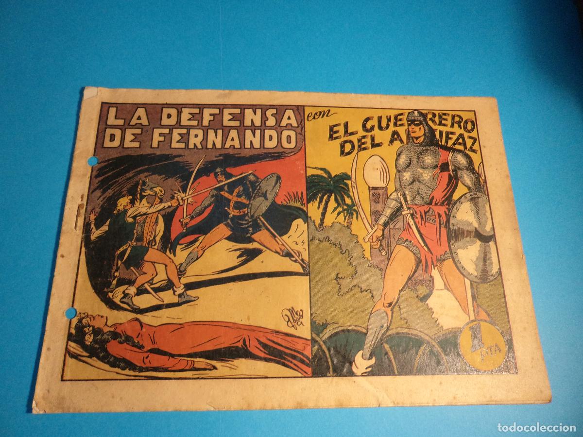 Tebeos: El guerrero del antifaz. N&ordm; 60. Valenciana. Es el de la foto. Presenta dos perforaciones.