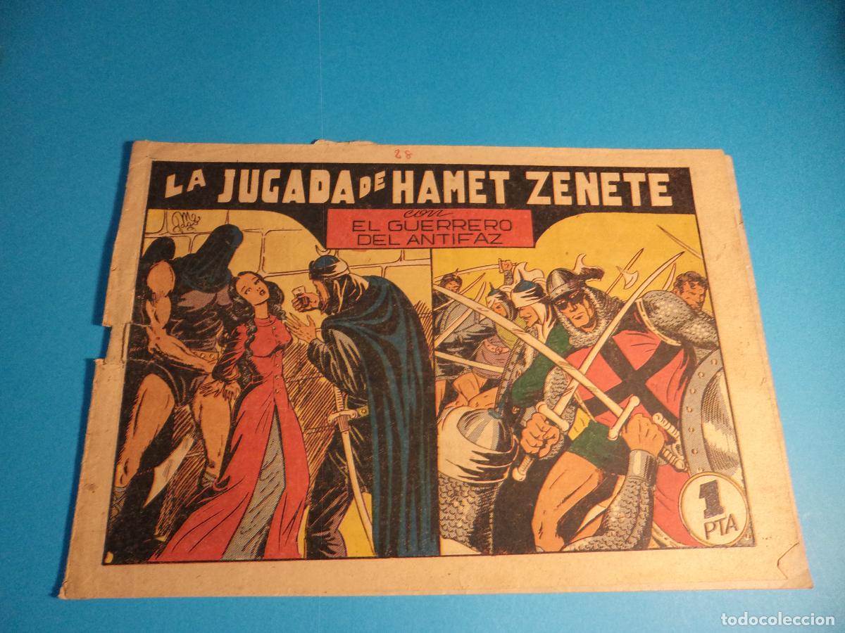Tebeos: El guerrero del antifaz. N&ordm; 58. Valenciana. Es el de la foto. Castigado.