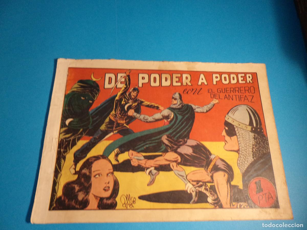 Tebeos: El guerrero del antifaz. N&ordm; 57. Valenciana. Es el de la foto. Castigado.
