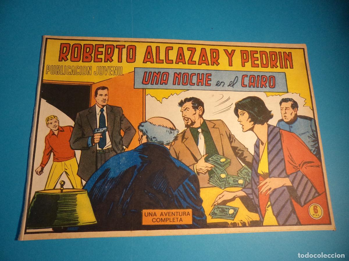 Tebeos: Roberto Alcazar y Pedrin. N&ordm; 1218. Valenciana. Procede de encuadernacion.