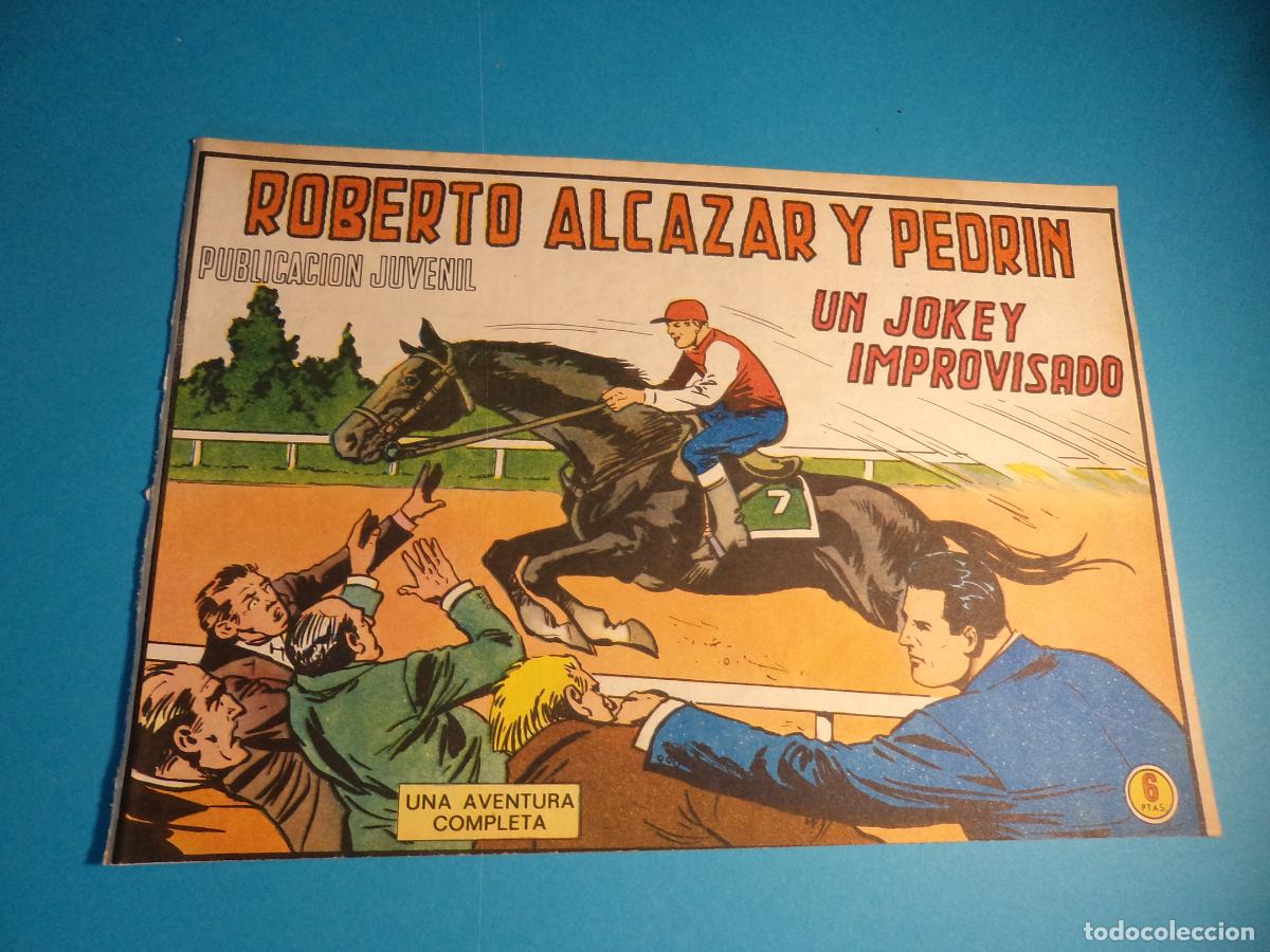 Tebeos: Roberto Alcazar y Pedrin. N&ordm; 1217. Valenciana. Procede de encuadernacion.