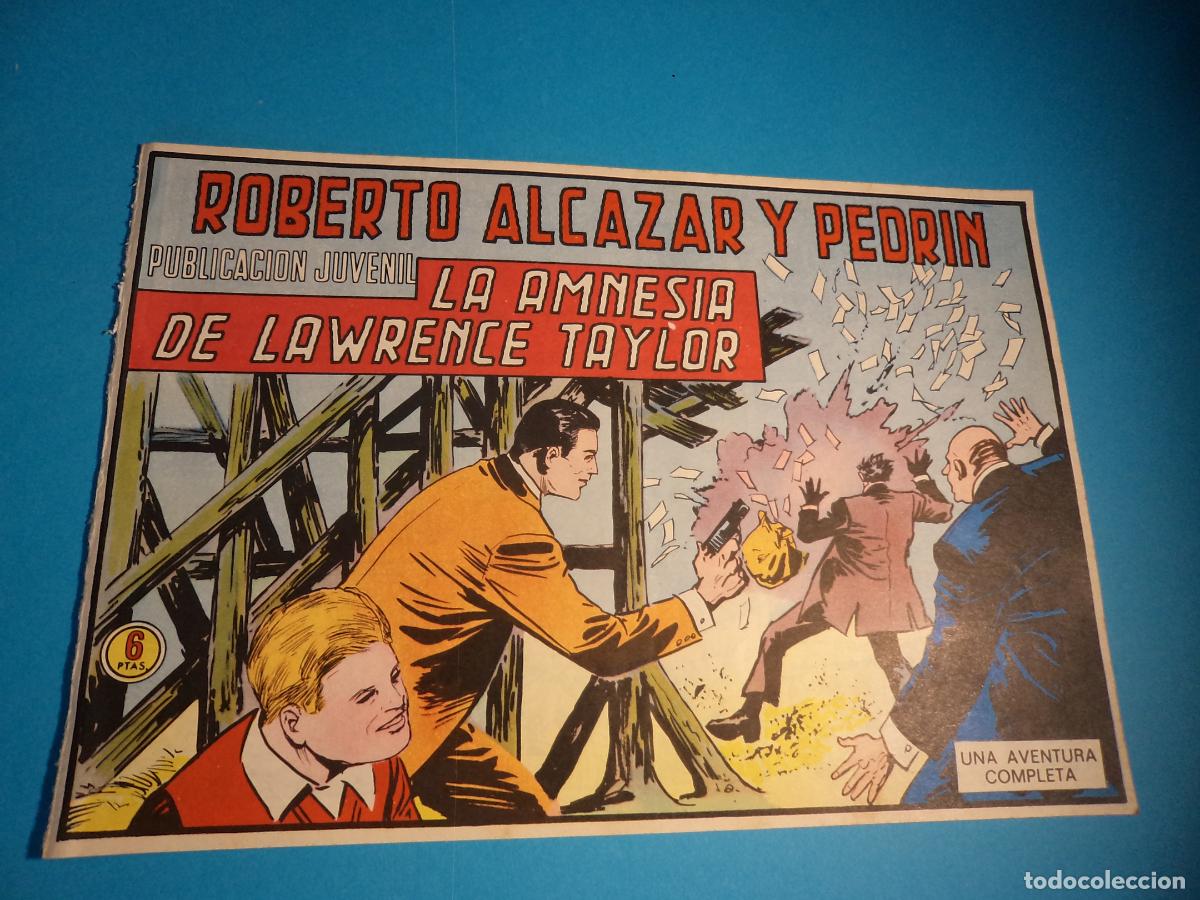 Tebeos: Roberto Alcazar y Pedrin. N&ordm; 1215. Valenciana. Procede de encuadernacion.