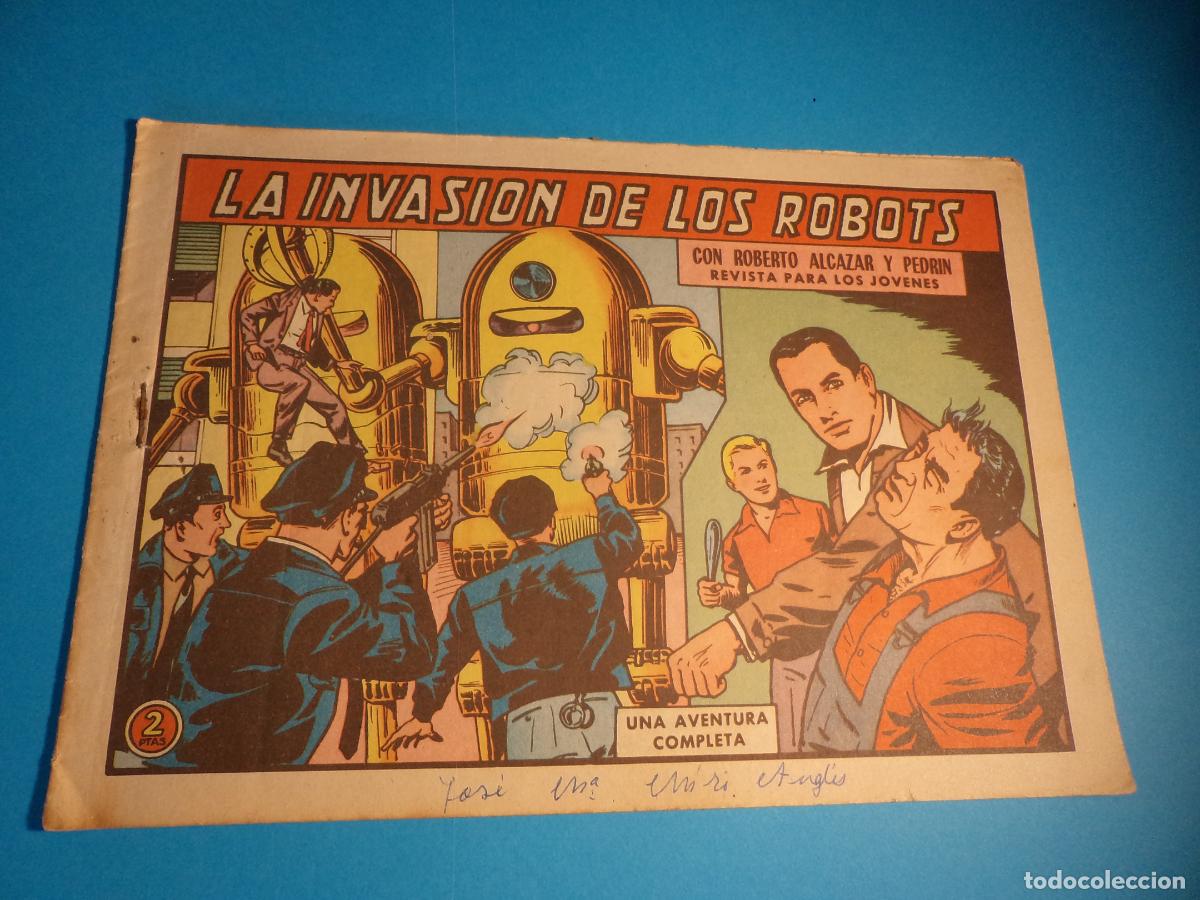 Tebeos: Roberto Alcazar y Pedrin. N&ordm; 602. Valenciana. Es el de la foto. Tiene la grapa oxidada.