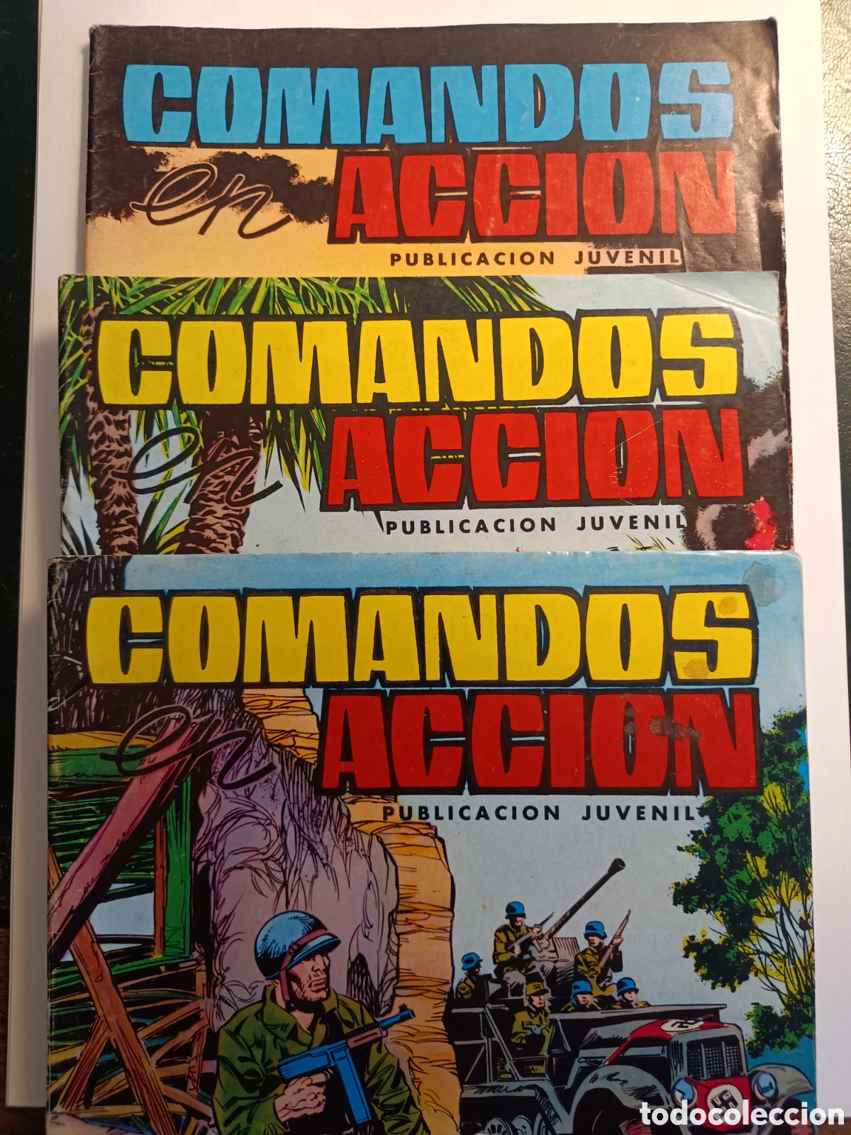 Tebeos: Comandos Acci&oacute;n, publicaci&oacute;n juvenil.