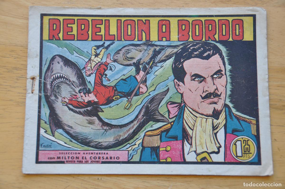 Tebeos: COMIC - MILTON EL CORSARIO N&ordm;10 - REBELI&Oacute;N A BORDO - EDITORIAL VALENCIANA