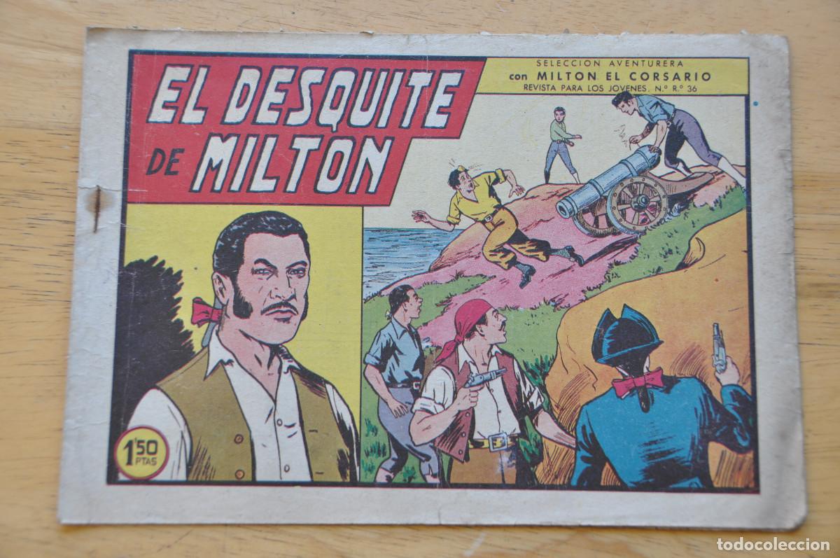 Tebeos: COMIC - MILTON EL CORSARIO N&ordm;35 - EL DESQUITE DE MILTON - EDITORIAL VALENCIANA