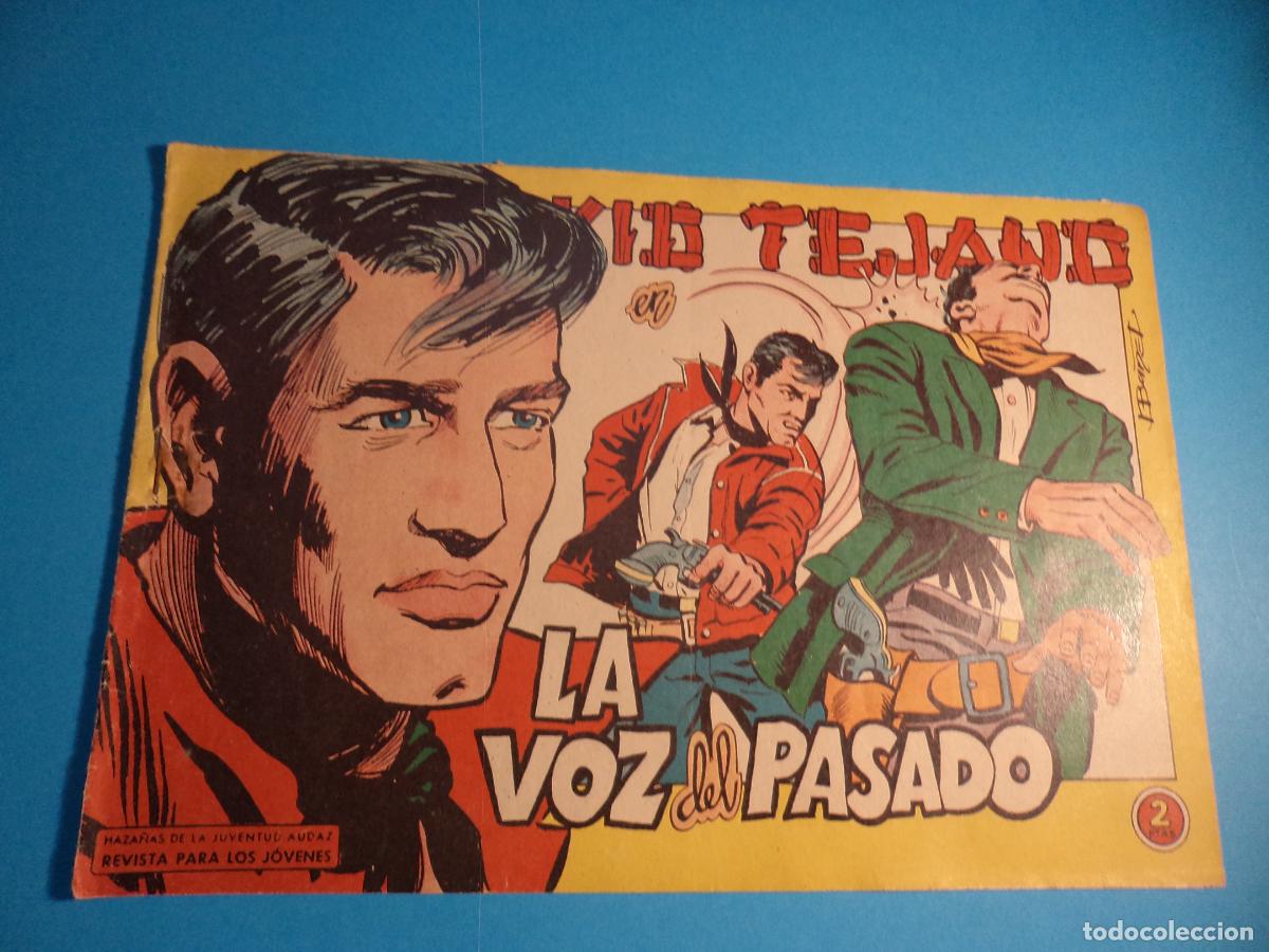 Tebeos: Kid Tejano. N&ordm; 50. Valenciana. Es el de la foto. Tiene la grapa oxidada.