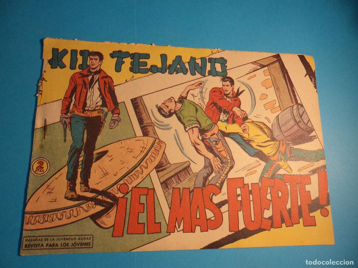 Tebeos: Kid Tejano. N&ordm; 49. Valenciana. Es el de la foto. Tiene la grapa oxidada.
