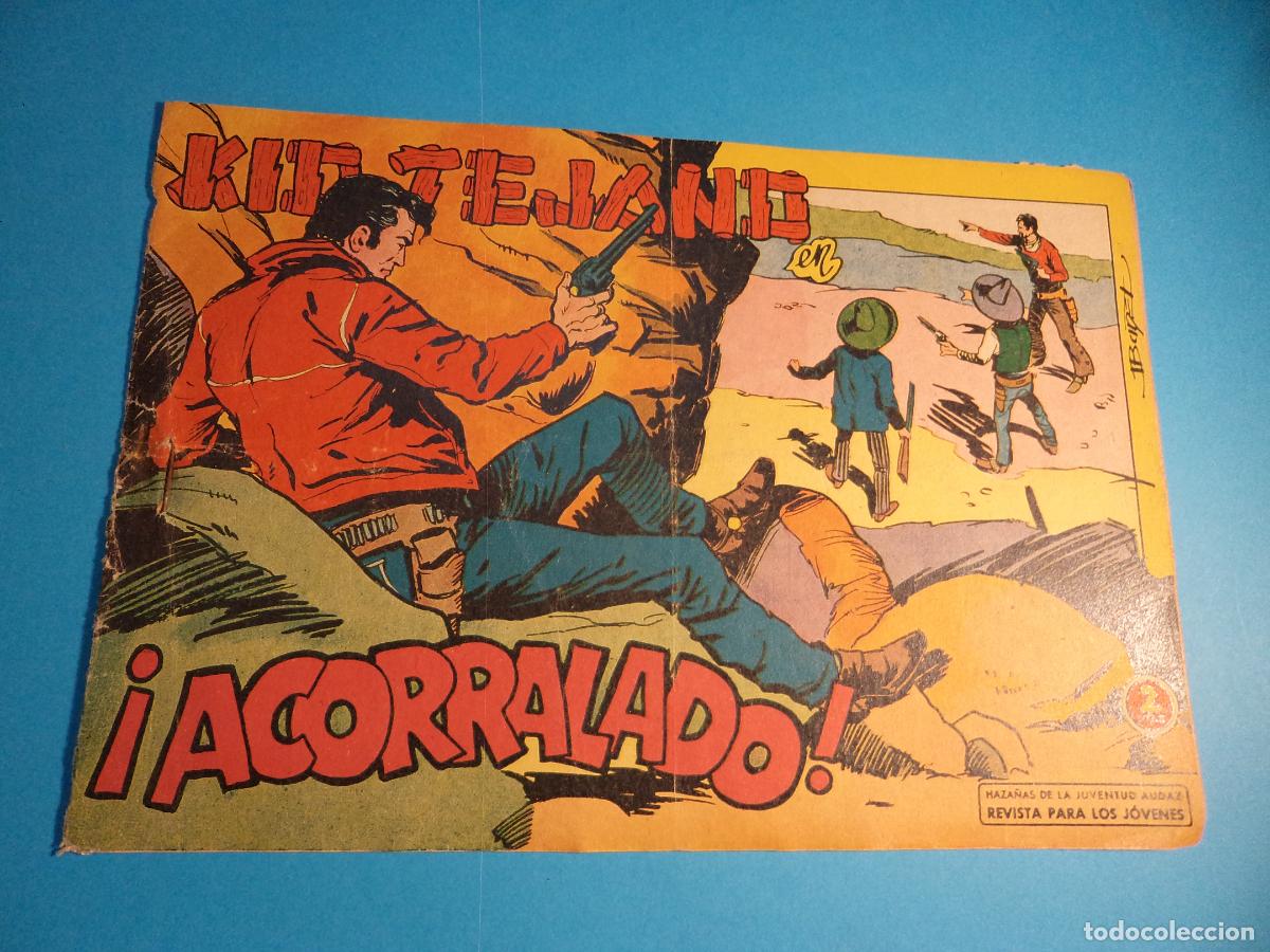 Tebeos: Kid Tejano. N&ordm; 42. Valenciana. Es el de la foto. Tiene la grapa oxidada.