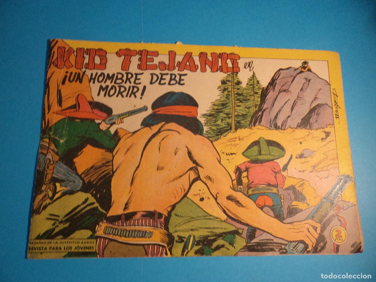 Tebeos: Kid Tejano. N&ordm; 41. Valenciana. Es el de la foto. Tiene la grapa oxidada.
