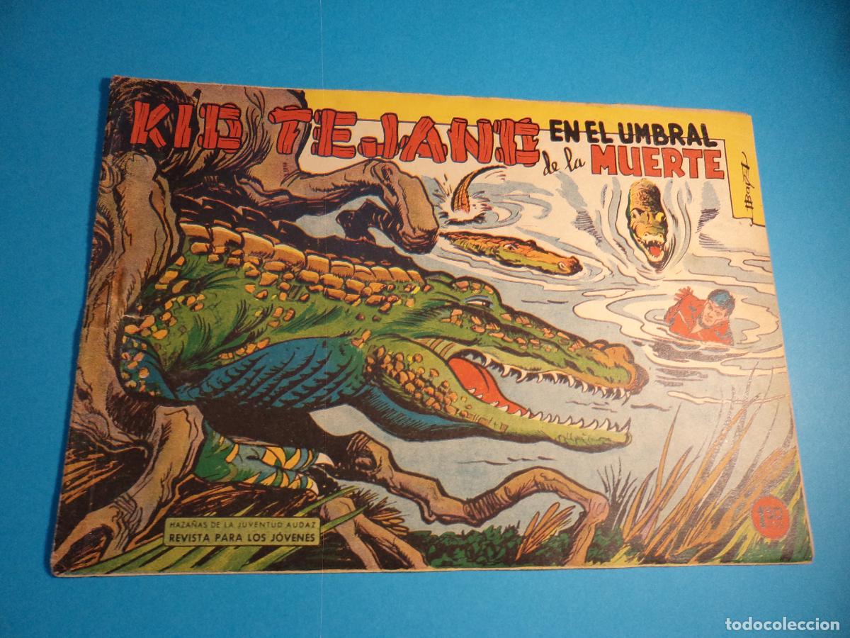Tebeos: Kid Tejano. N&ordm; 33. Valenciana. Es el de la foto. Tiene la grapa oxidada.