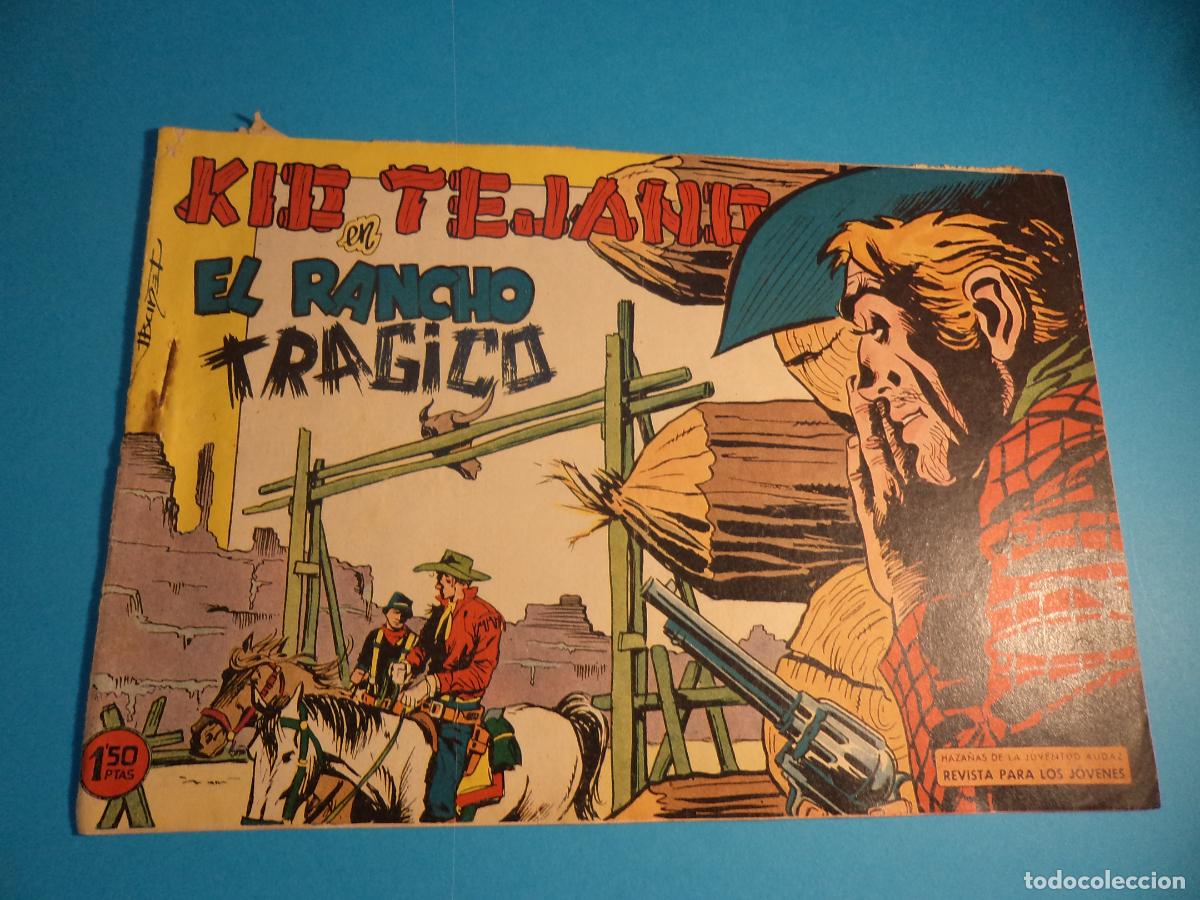 Tebeos: Kid Tejano. N&ordm; 31. Valenciana. Es el de la foto. Tiene la grapa oxidada.
