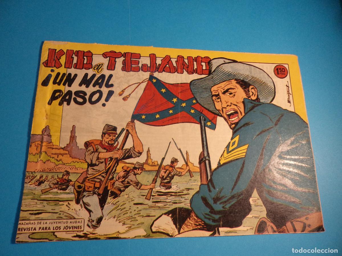 Tebeos: Kid Tejano. N&ordm; 27. Valenciana. Es el de la foto. Tiene la grapa oxidada.