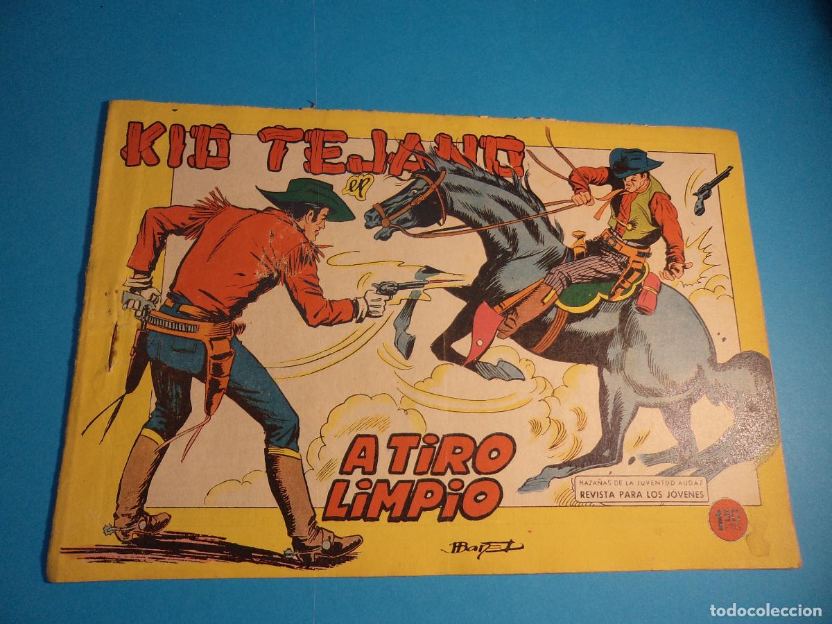 Tebeos: Kid Tejano. N&ordm; 13. Valenciana. Es el de la foto. Tiene la grapa oxidada.