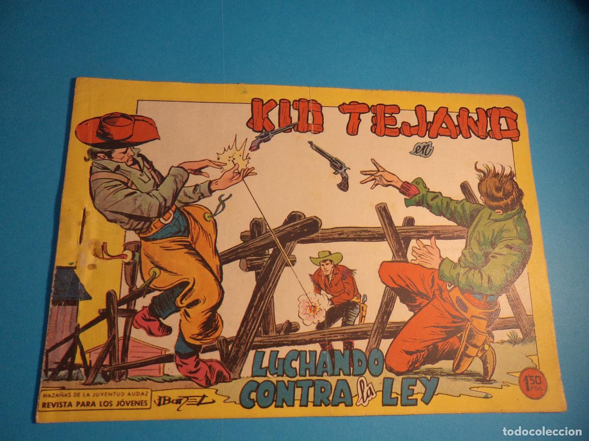 Tebeos: Kid Tejano. N&ordm; 11. Valenciana. Es el de la foto. Tiene la grapa oxidada.