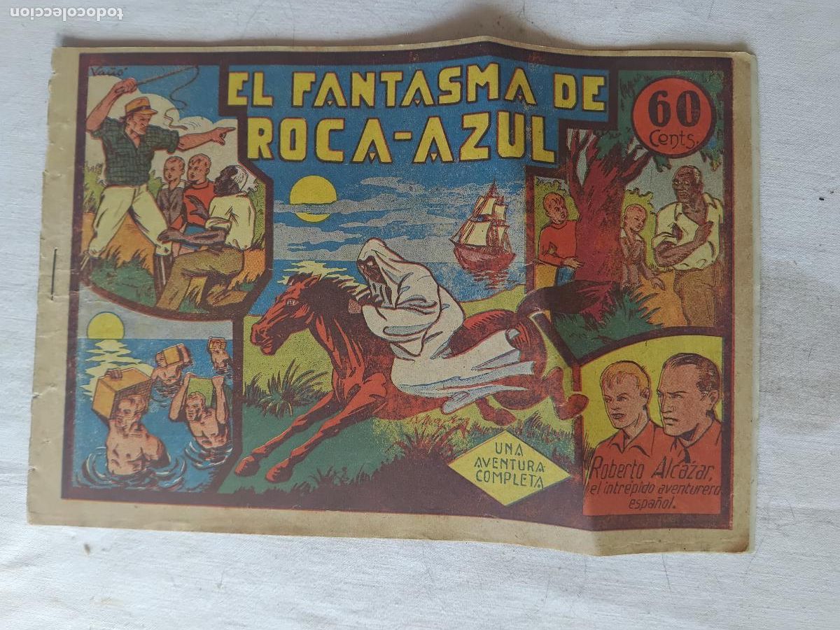 Tebeos: ROBERTO ALCAZAR Y PEDRIN N&ordm; 12 EL FANTASMA DE ROCA AZUL. ORIGINAL. EDITORIAL VALENCIANA.